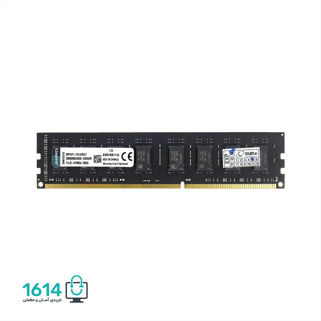 رم کامپیوتر کینگستون مدل DDR3 8GB 1600 — تصویر ۶