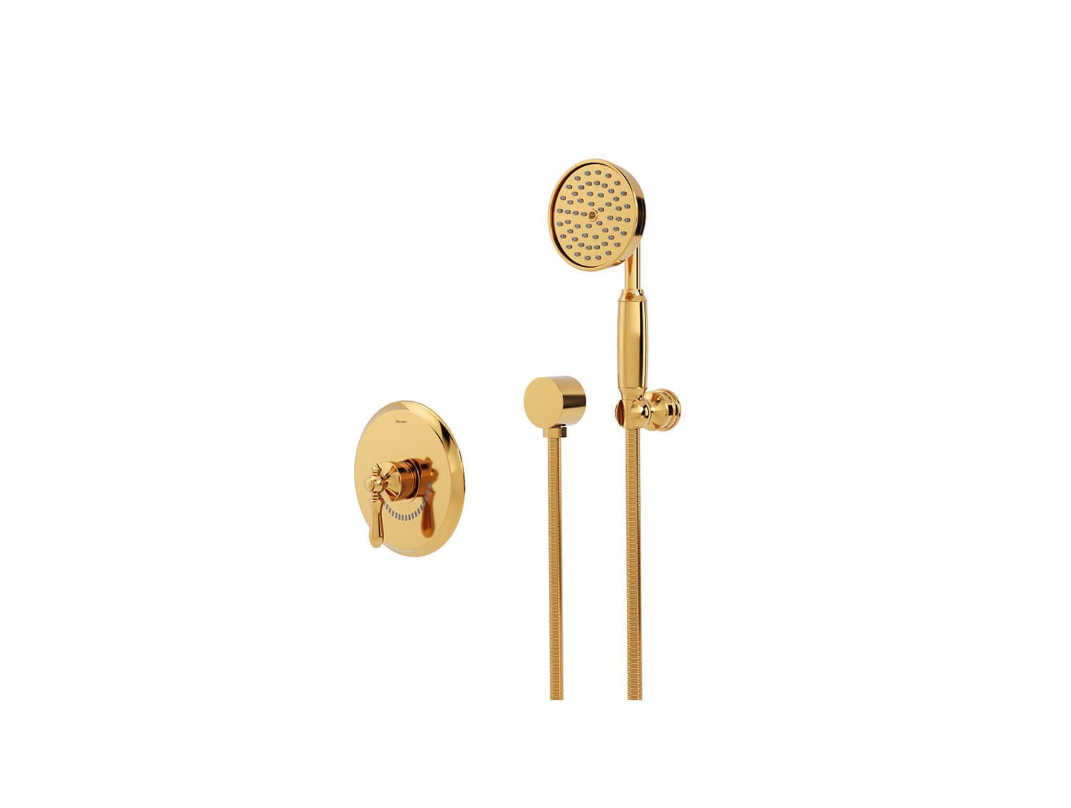 شیر حمام توکار شودر مدل زیگموند BRASS تیپ 2