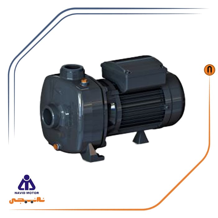 پمپ آب یک و نیم اسب دو پروانه نوید موتور مدل MBT 150 سه فاز