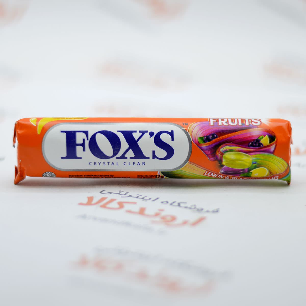 آبنبات فاکس FOXS مدل 37gr)Fruits)