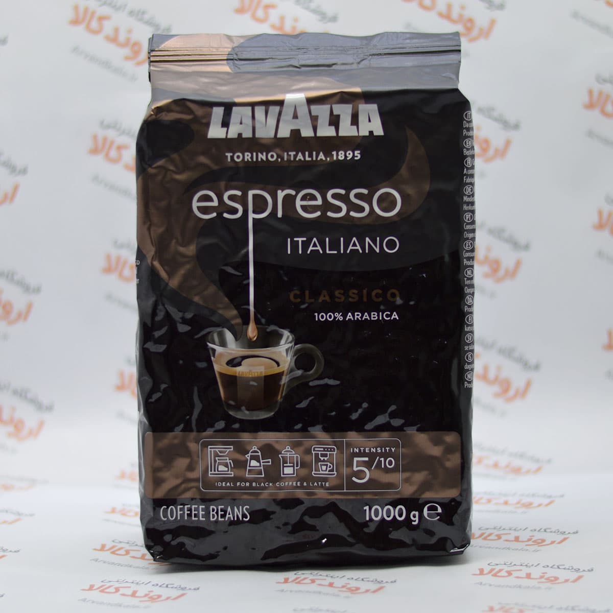 دانه قهوه لاوازا Lavazza مدل Caffe Espresso