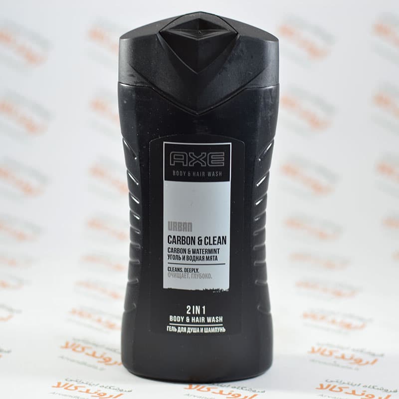 شامپو سر و بدن آکس AXE مدل URBAN CARBON & CLEAN