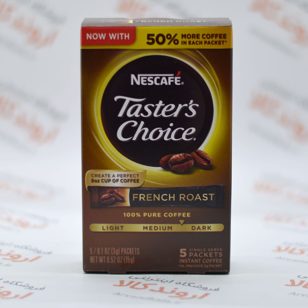 قهوه فوری پاکتی تسترز چویس Taster’s Choice مدل French Roast