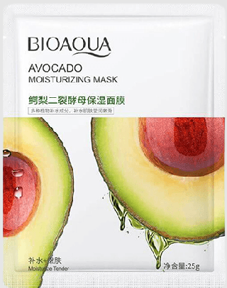 ماسک ورقه ای صورت بیوآکوا BioAqua مدل Avocado — تصویر ۷