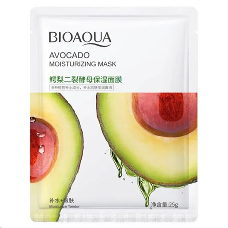 ماسک ورقه ای صورت بیوآکوا BioAqua مدل Avocado