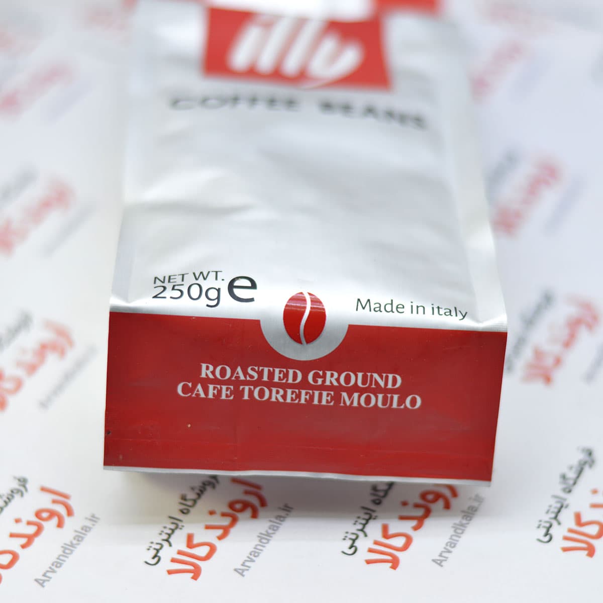 دانه قهوه کیسه ای ایلی illy مدل 100% arabica — تصویر ۷
