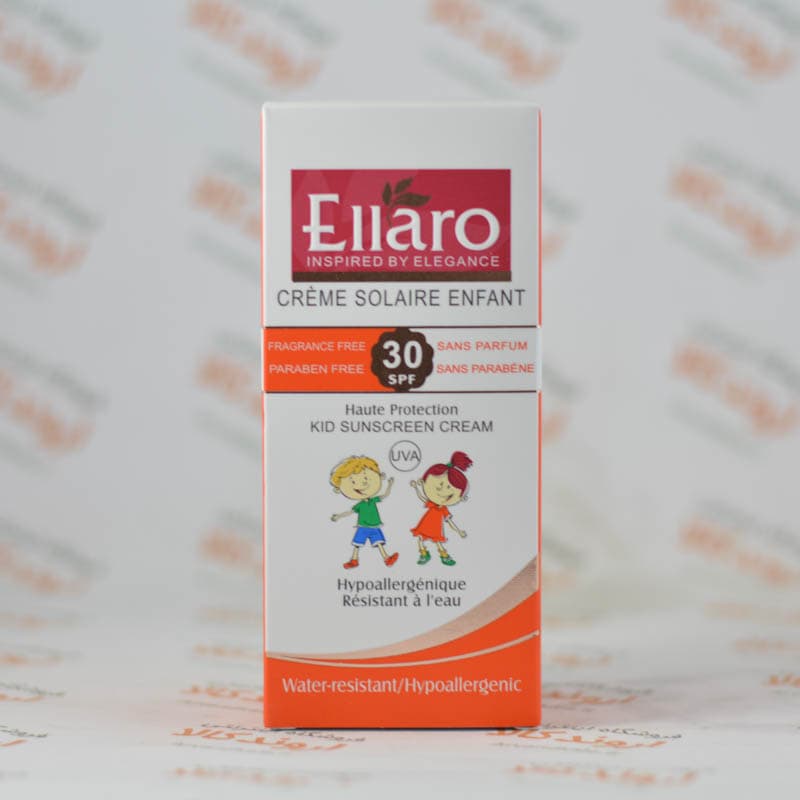 کرم ضد آفتاب کودک الارو Ellaro مدل SPF 30 — تصویر ۳