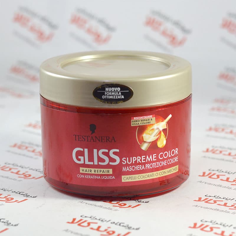 ماسک مو gliss مدل Supreme Color
