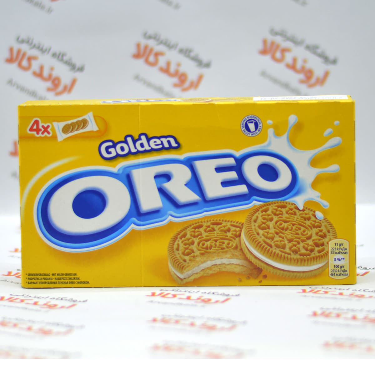 پک بیسکویت اوریو oreo مدل Golden — تصویر ۲