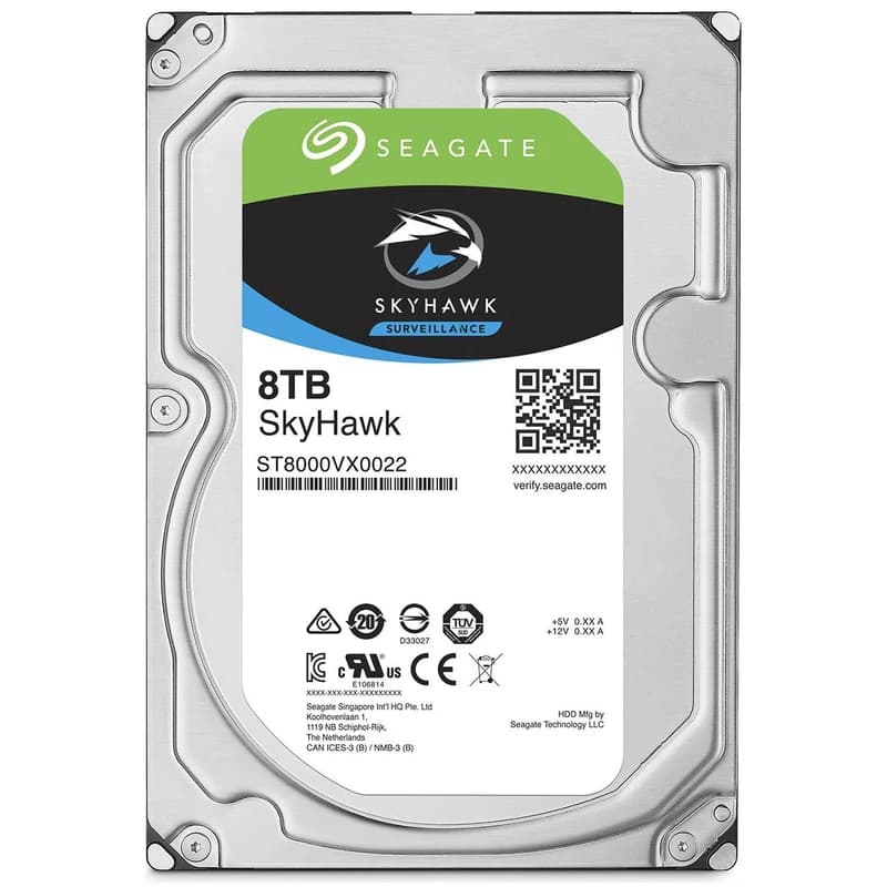 هارددیسک اینترنال سیگیت مدل SkyHawk ST8000VX0022 ظرفیت 8 ترابایت