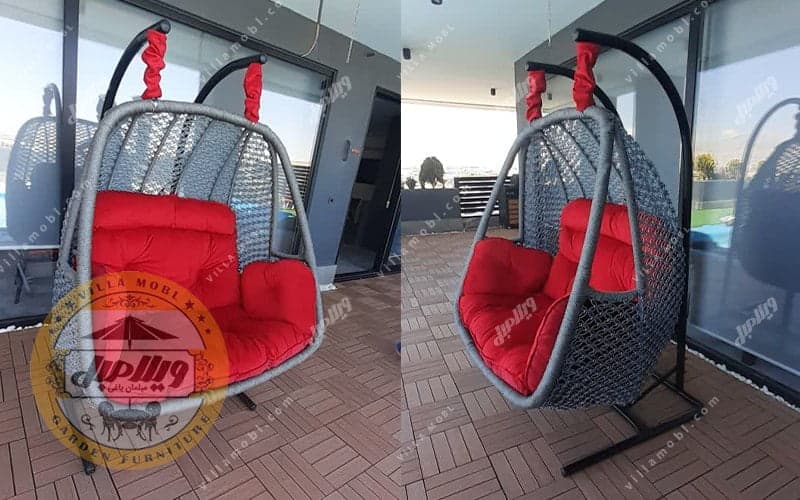 تاب ریلکسی و باغی حصیری مدل دکور آف — تصویر ۶