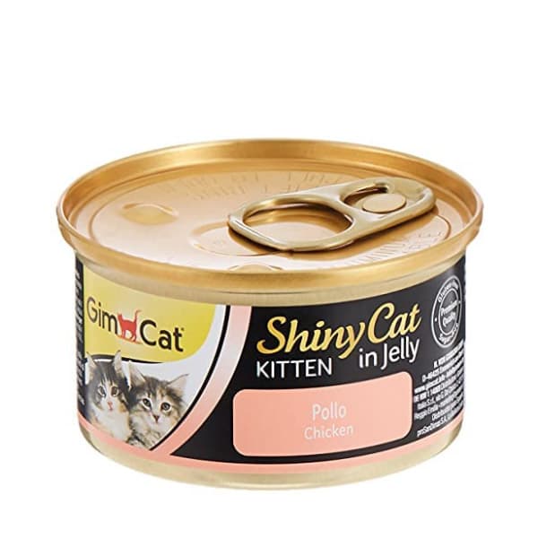 کنسرو بچه گربه شاینی با طعم مرغ جیم کت Shiny Kitten Chicken