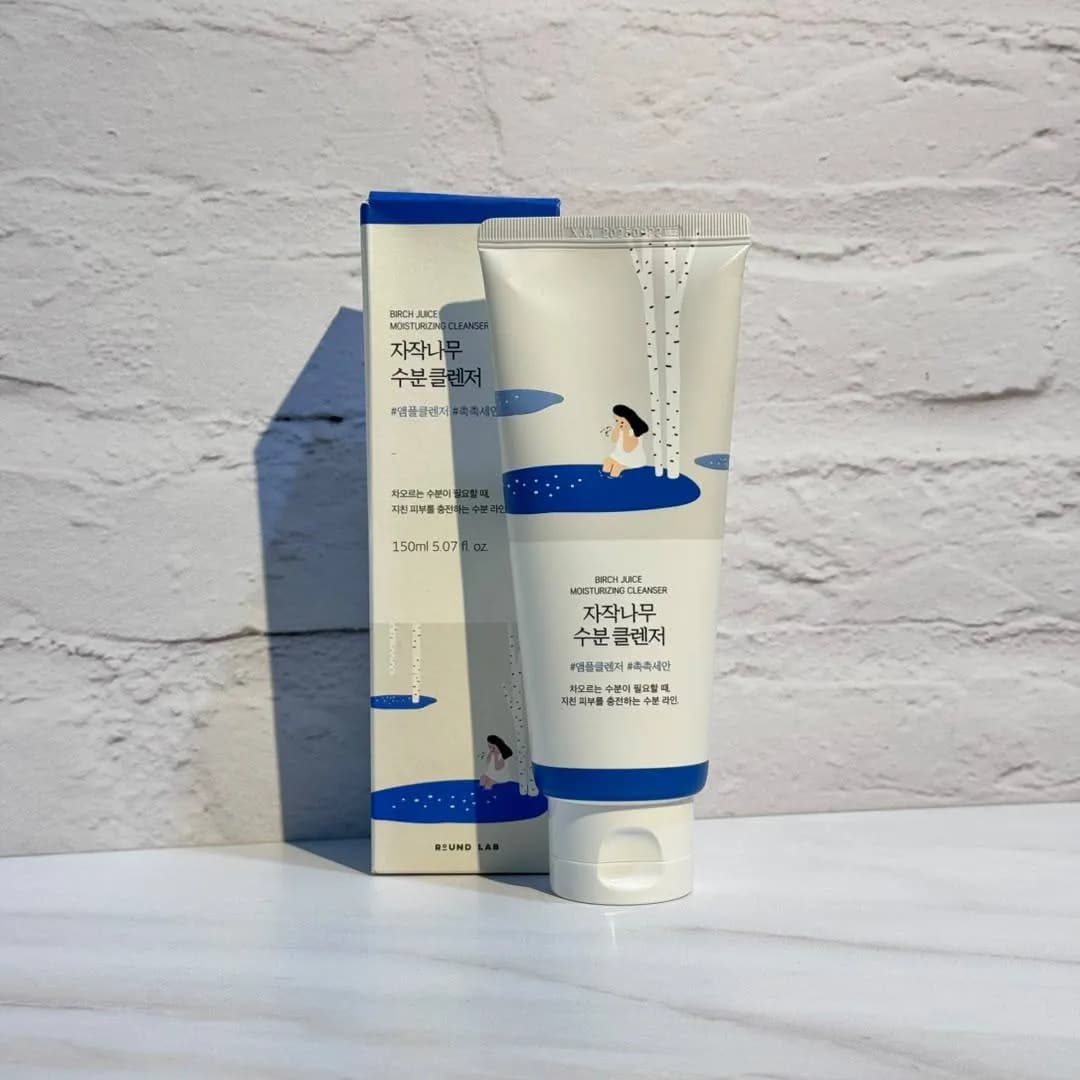 ژل شوینده مرطوب کننده و تسکین دهنده راندلب ROUND LAB Birch Juice Moisturizing Cleanser 150ml — تصویر ۱۰