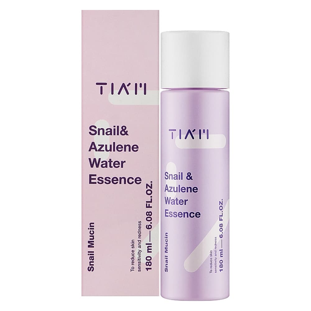 واتر اسنس آبرسان و ترمیم کننده حلزون و آزولن تیام TIAM Snail &amp; Azulene Water Essence