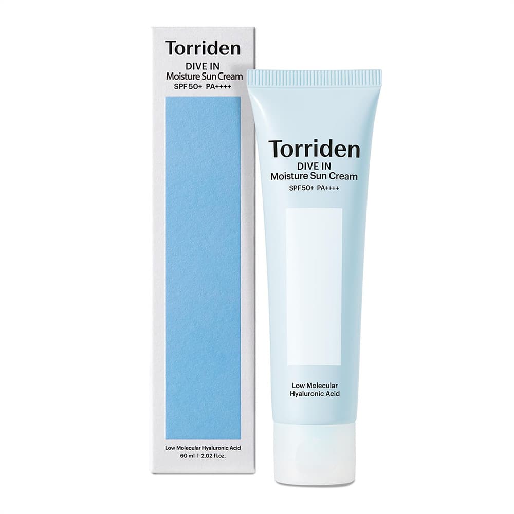 ضد آفتاب مرطوب کننده و آبرسان هیالورونیک اسید توریدن Torriden Dive-In Watery Moisture Sun Cream SPF 50+ 60ml
