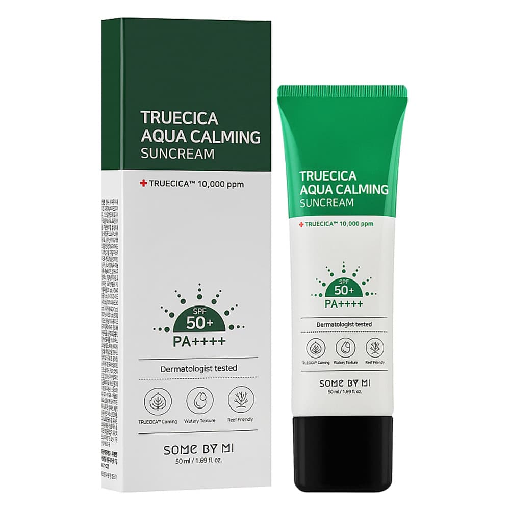 کرم ضد آفتاب تسکین دهنده و آبرسان تروسیکا سام بای می Some By Mi Truecica Aqua Calming Suncream 50ml — تصویر ۱۰