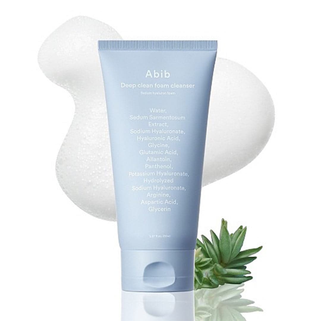 فوم شستشوی پاک کننده عمقی پوست ابیب سری سدوم هیالورون Abib Deep Clean Foam Cleanser Sedum Hyaluron Foam 150ml — تصویر ۹