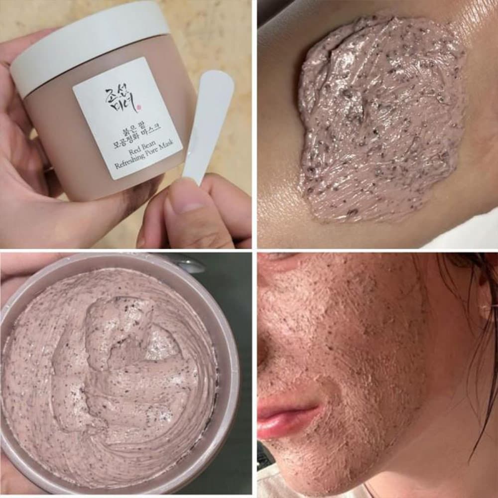 ماسک لوبیای قرمز بیوتی اف جوسان ضد لک و کنترل منافذ پوست Beauty Of Joseon Red Bean Refreshing Pore Mask 140ml — تصویر ۱۱