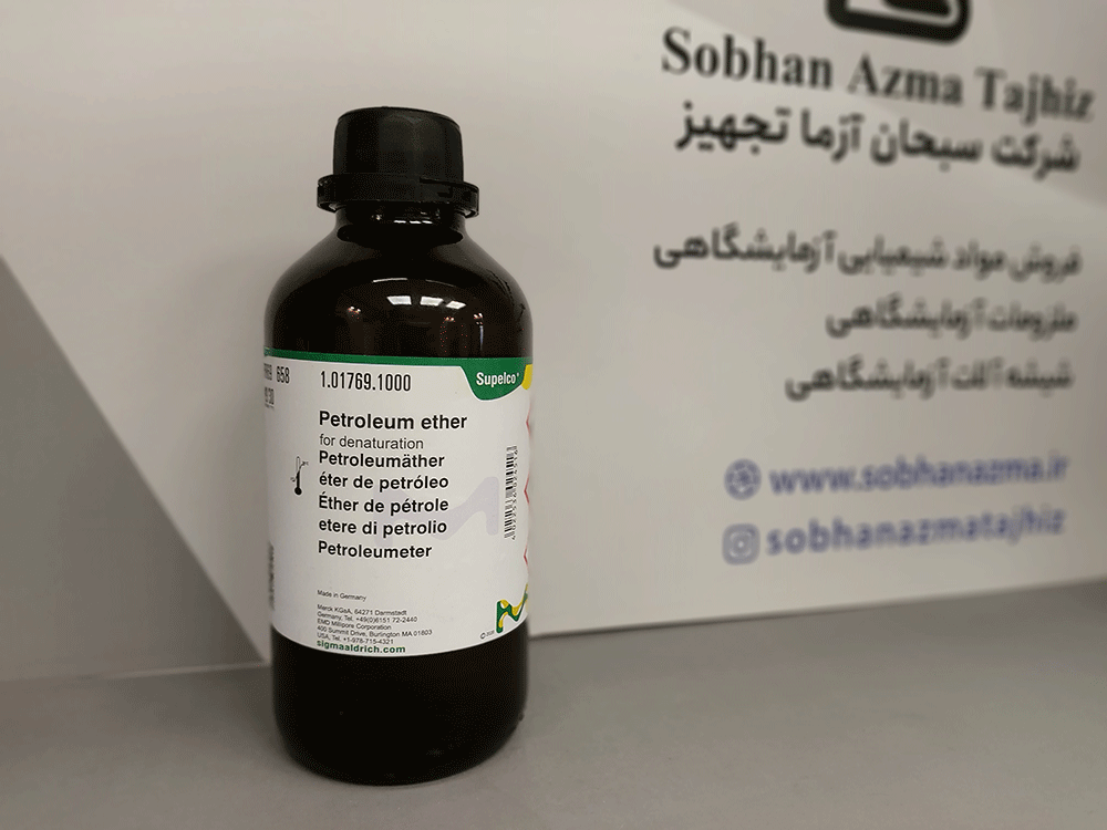 پترولیوم اتر برای دناتوراسیون برند مرک آلمان کد 101769 | 1000 میلی لیتر — تصویر ۷