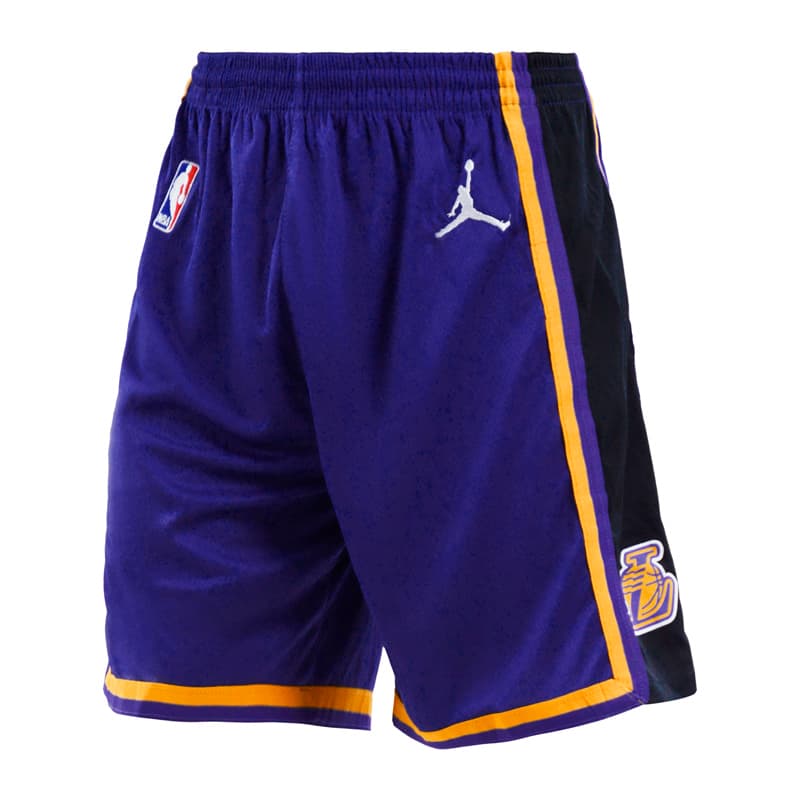 ست رکابی و شلوارک بسکتبالی لیکرز مدل Jordan-DRI FIT-4L1123 بنفش — تصویر ۸