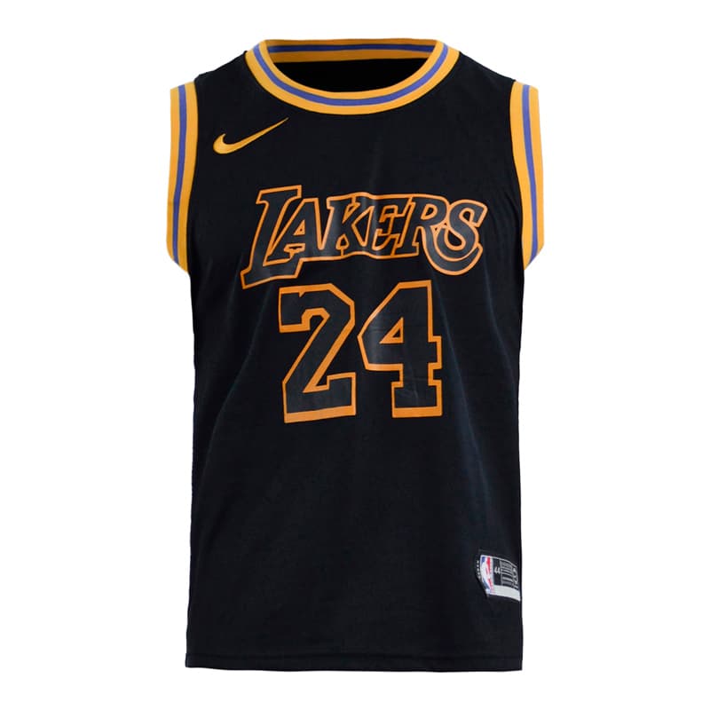 ست رکابی و شلوارک بسکتبالی لیکرز مدل Nike-DRI FIT-4L1128 مشکی — تصویر ۵