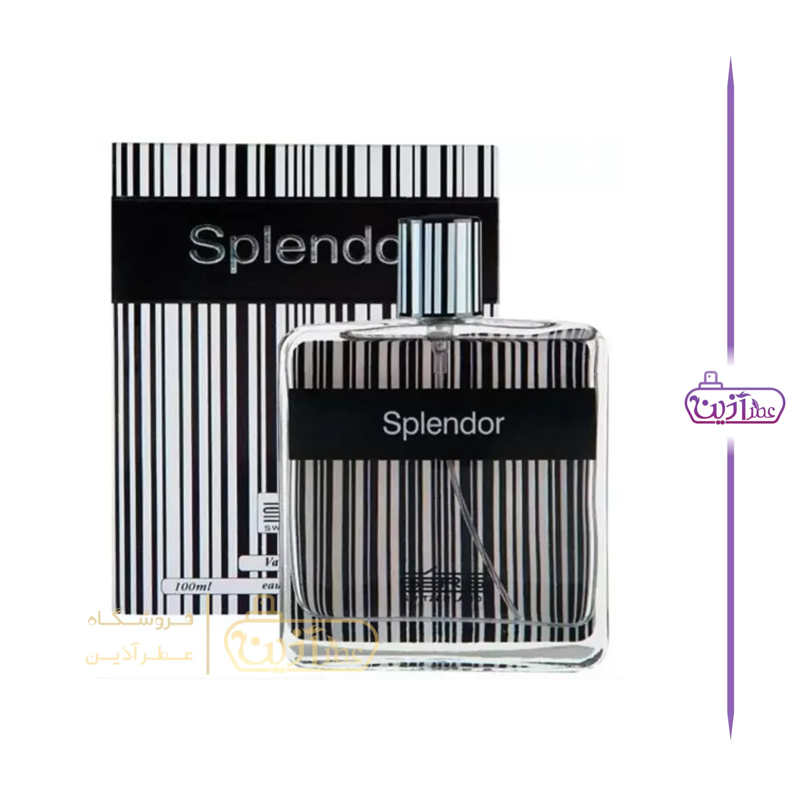 عطر سریس اسپلندور بلک – مشکی اصلی با اسپری — تصویر ۱۱