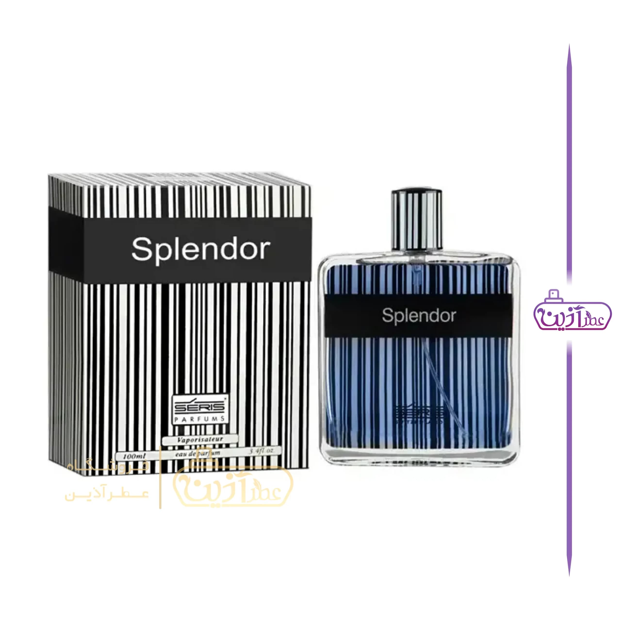 عطر سریس اسپلندور بلک – مشکی اصلی با اسپری — تصویر ۶