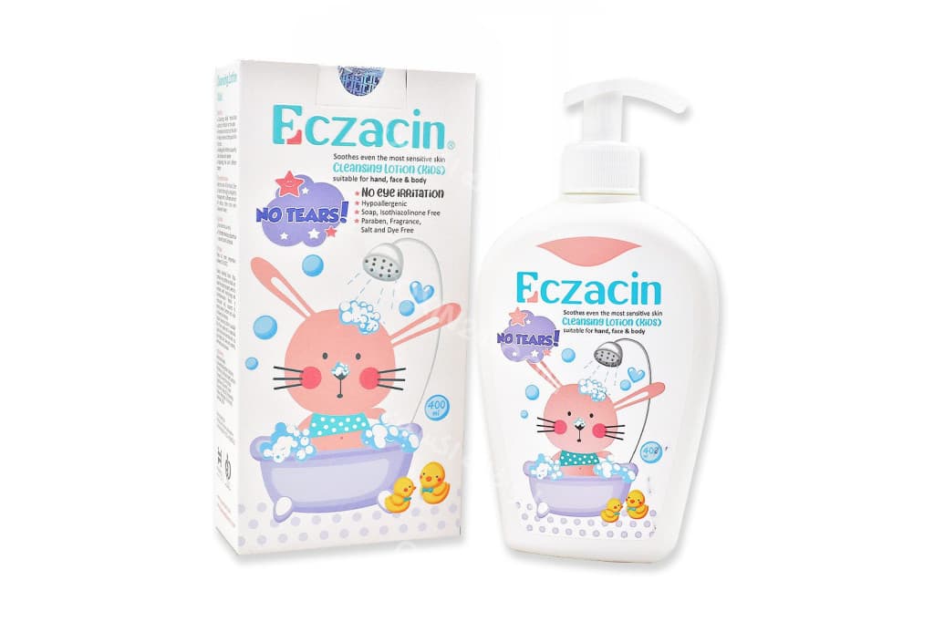 لوسیون شوینده دست، صورت و بدن کودک اگزاسین 400ml