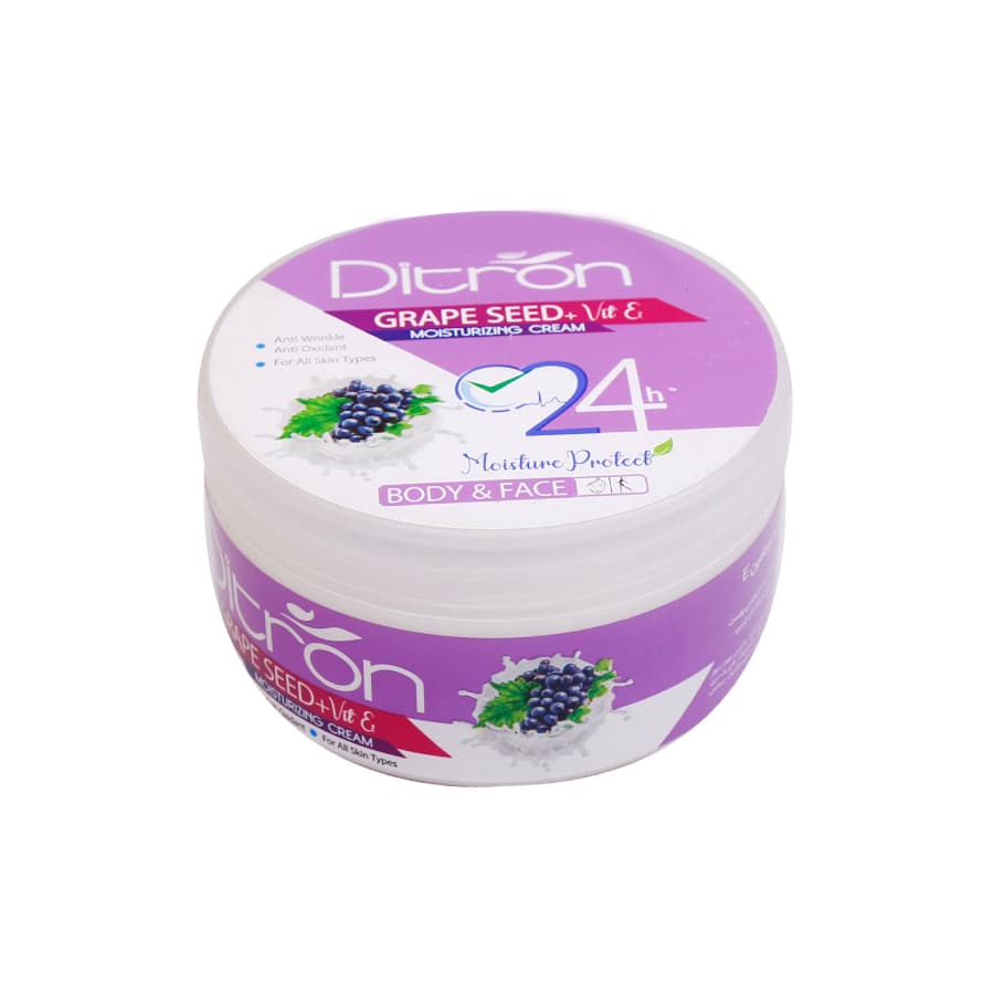 کرم مرطوب کننده هسته انگور دیترون 200ml