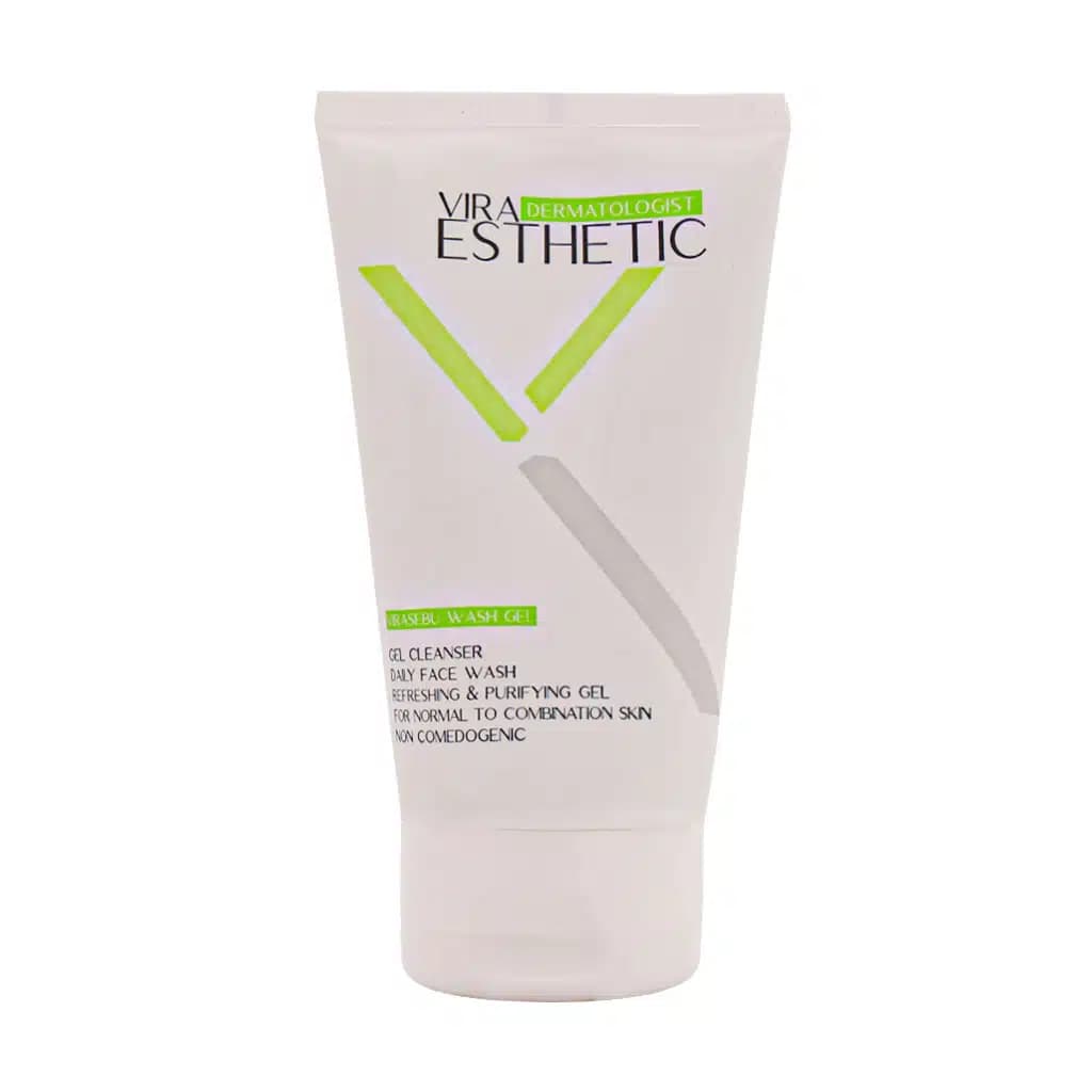 ژل شستشوی صورت مناسب پوست چرب ویرا استتیک 150ml