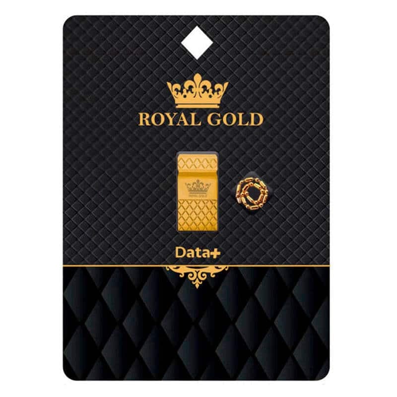 فلش مموری دیتا پلاس مدل Royal gold USB3.2 ظرفیت 32 گیگابایت — تصویر ۸