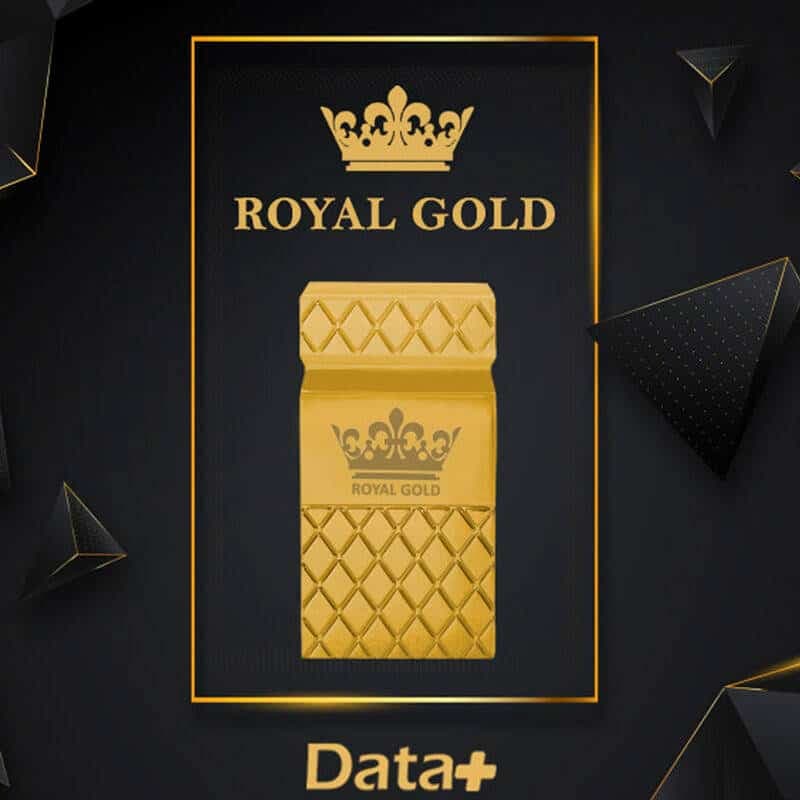 فلش مموری دیتا پلاس مدل Royal gold USB3.2 ظرفیت 32 گیگابایت — تصویر ۹