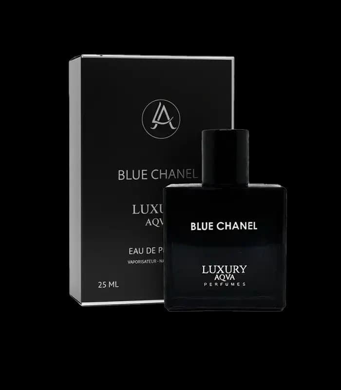 عطر جیبی مردانه لاکچری آکوا رایحه بلو شنل