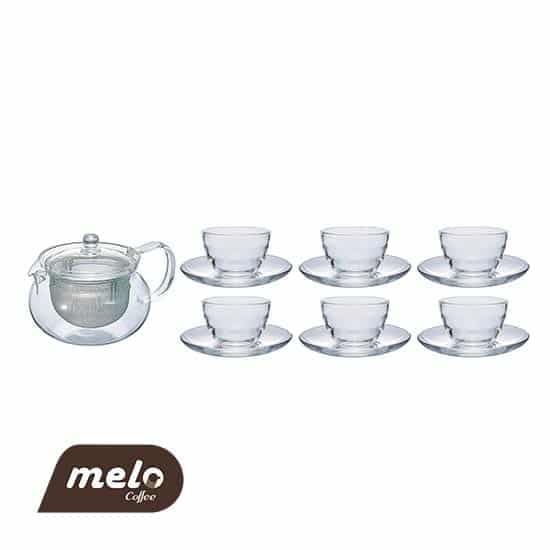 ست چایخوری 6 نفره پیرکس هاریو مدل Cha Cha