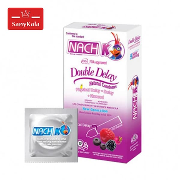 کاندوم تاخیری دوبل ناچ کدکس مدل Double Delay بسته 10 عددی