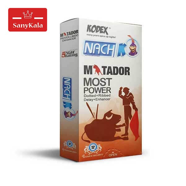 کاندوم خاردار و حلقوی کدکس مدل Matador بسته 12 عددی