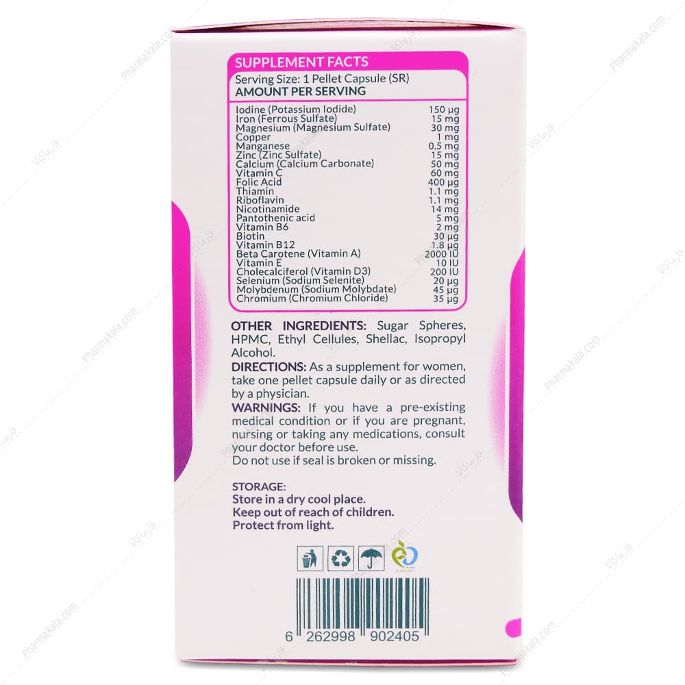 کپسول مولتی ویتامین و مینرال بانوان نیچرز پلنتی 60 عددی — تصویر ۱۱