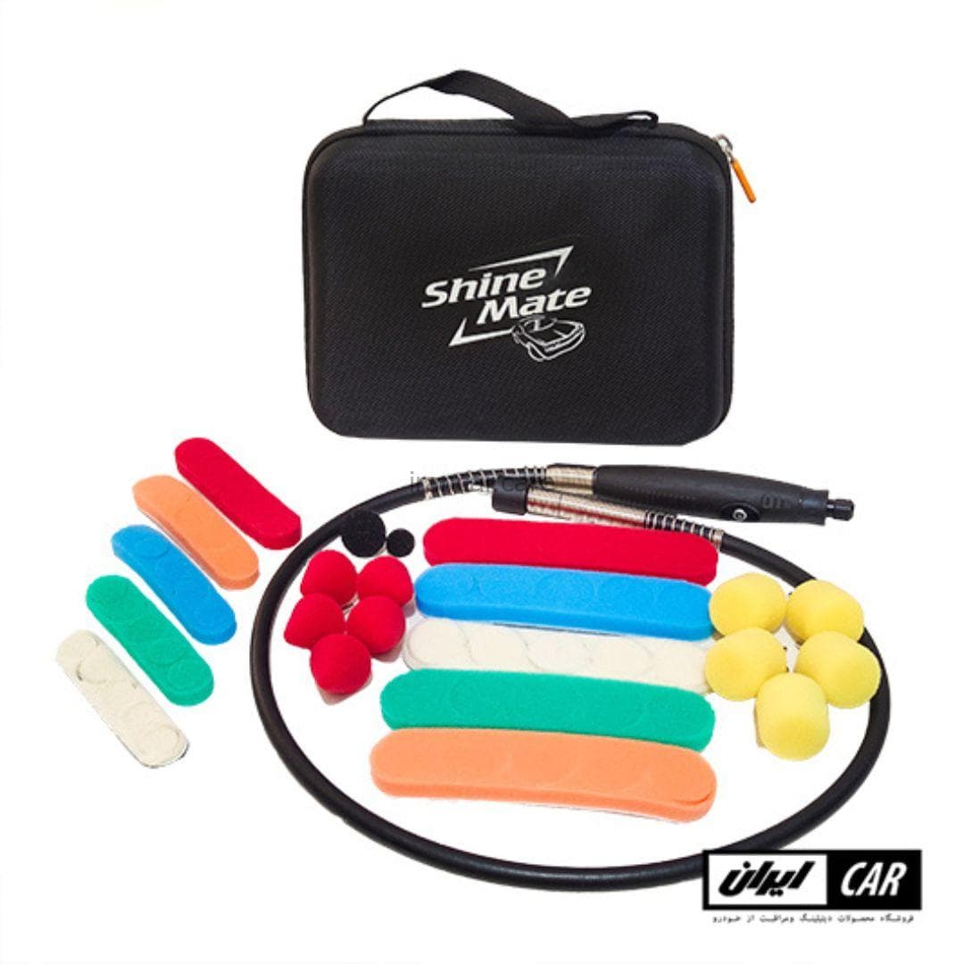 کیت دستگاه پولیش انگشتی و مینیاتوری شاین میت مدل Shine Mate Mini Polisher MPK3 — تصویر ۵