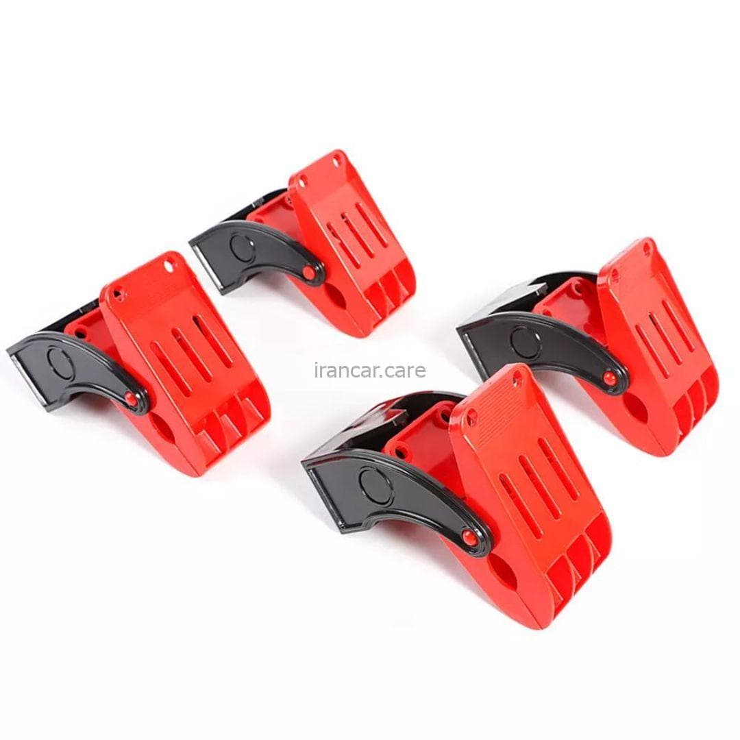 بسته چهار عددی گیره نگهدارنده کفی خودرو اس جی سی بی مدل SGCB Car Mat Clamps
