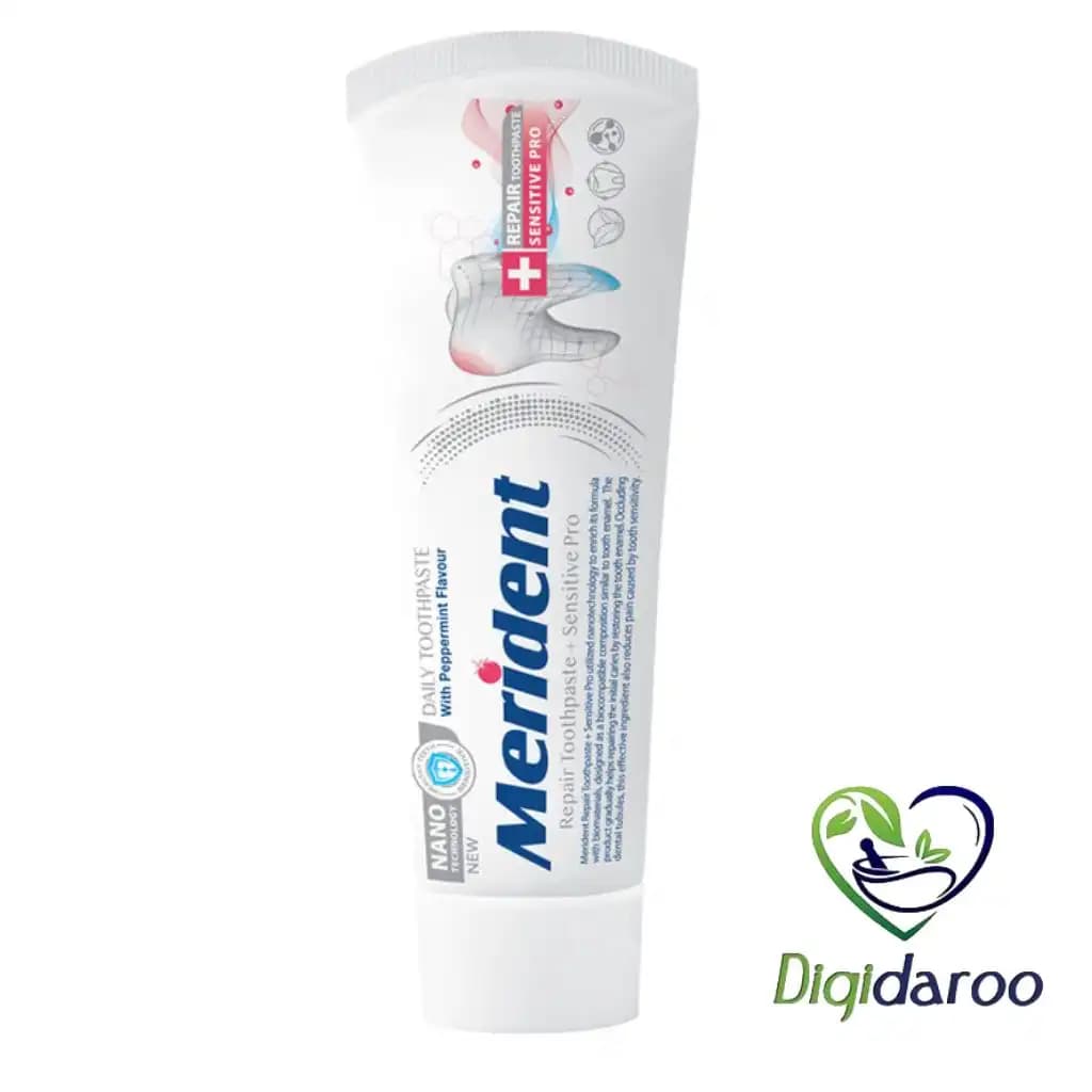 خمیر دندان ترمیم کننده دندان های حساس REPAIR SENSITIVE PRO مریدنت 100 گرمی — تصویر ۳