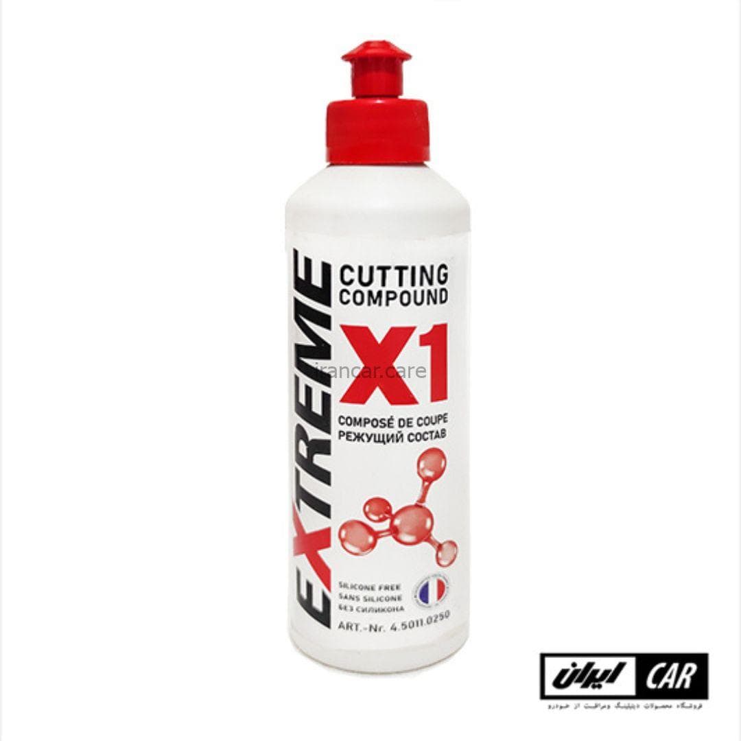 پولیش متوسط رنگ خودرو اکستریم مدل Exterme cutting compound x1 250ml — تصویر ۴