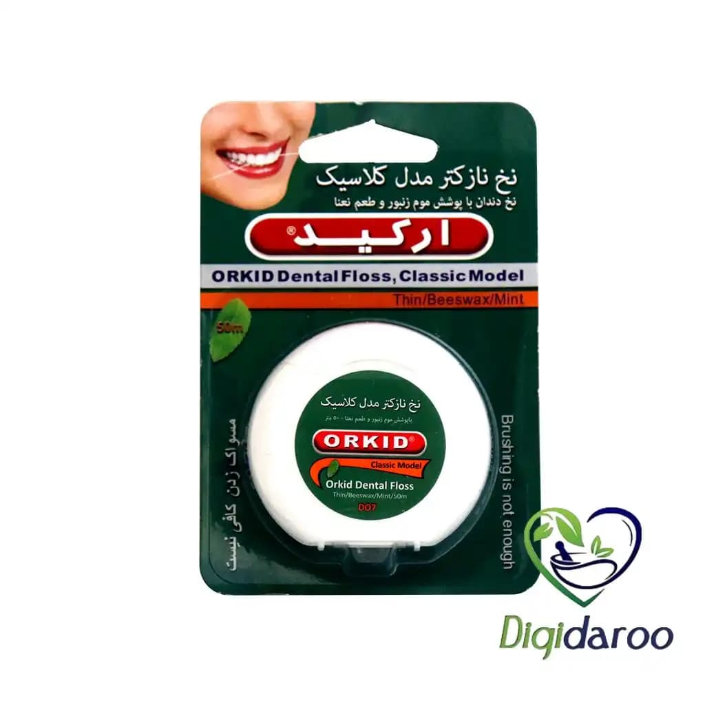 نخ دندان نازکتر مدل کلاسیک ارکید کد D07