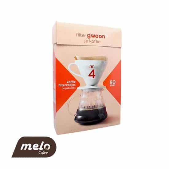 کاغذ فیلتر دمی 80 عددی GWOON (سایز 4)