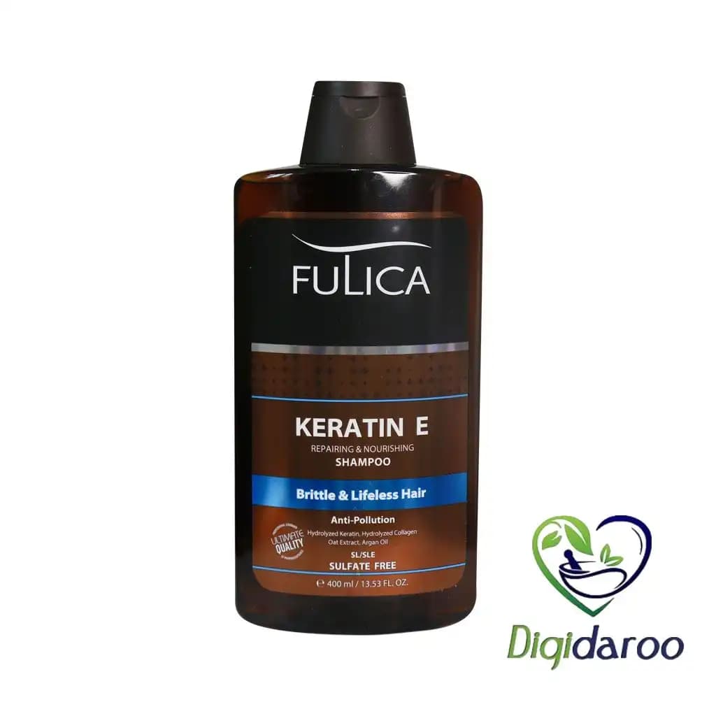 شامپو تقویت کننده و ترمیم کننده KERATIN E فولیکا 400 میلی لیتری — تصویر ۲