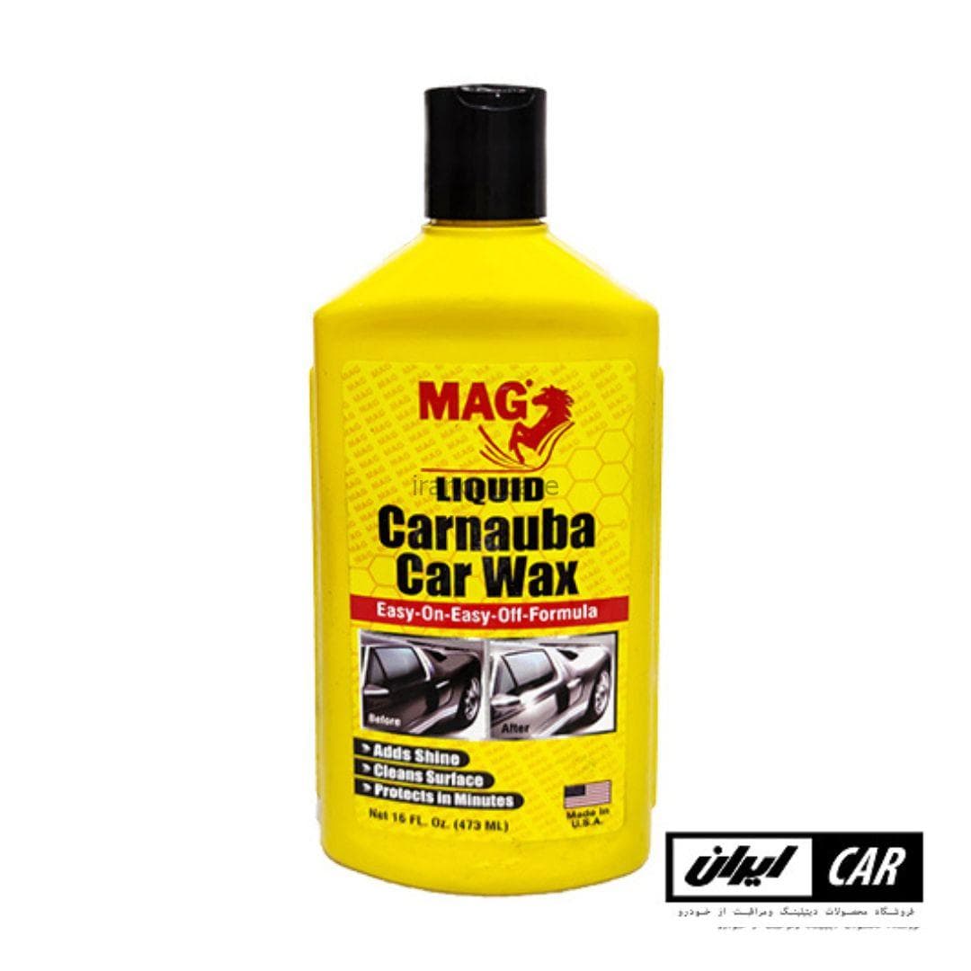 واکس و پولیش ماشین مایع مگ مدل MAG Liquid Carnauba car Wax & Polish — تصویر ۴