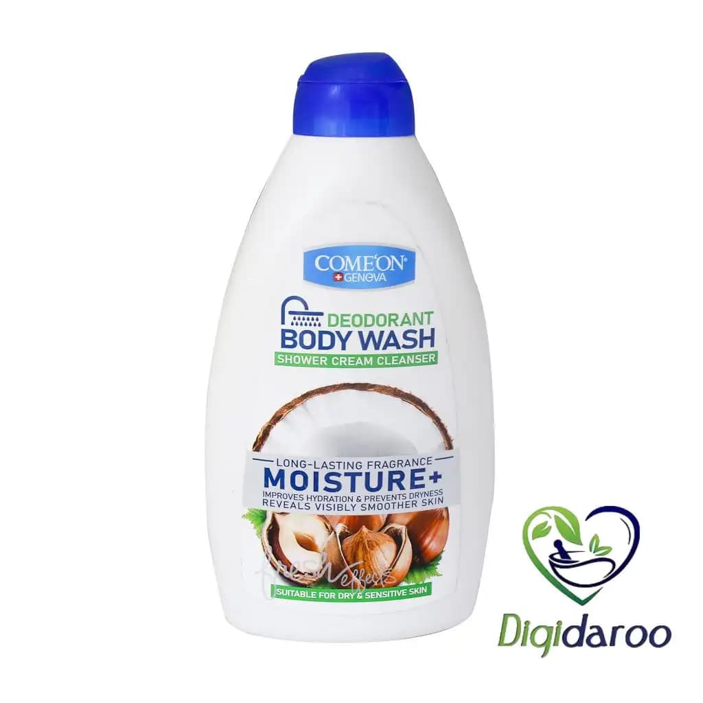 شامپو بدن کرمی مدل Moisture کامان 510 میلی لیتری