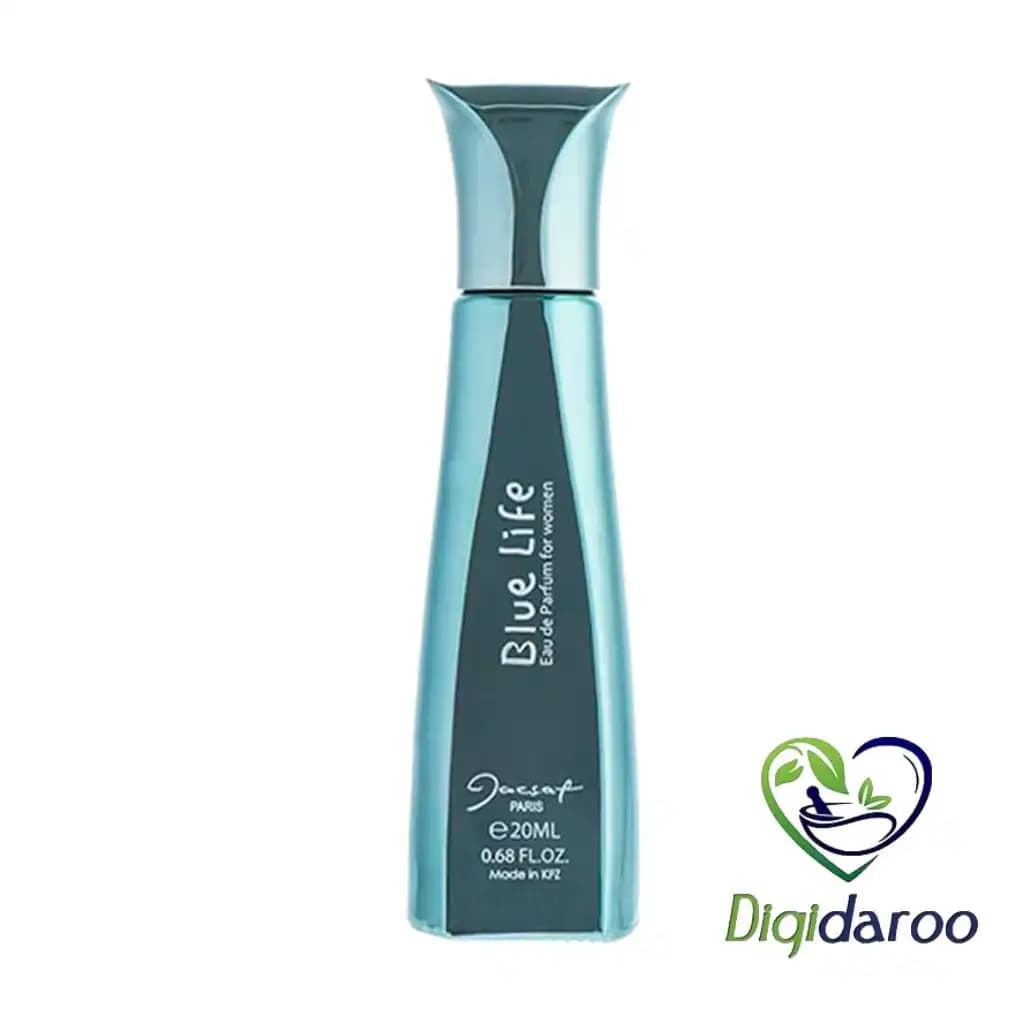 عطر جیبی زنانه مدل Blue Life ژک ساف 20 میلی لیتری
