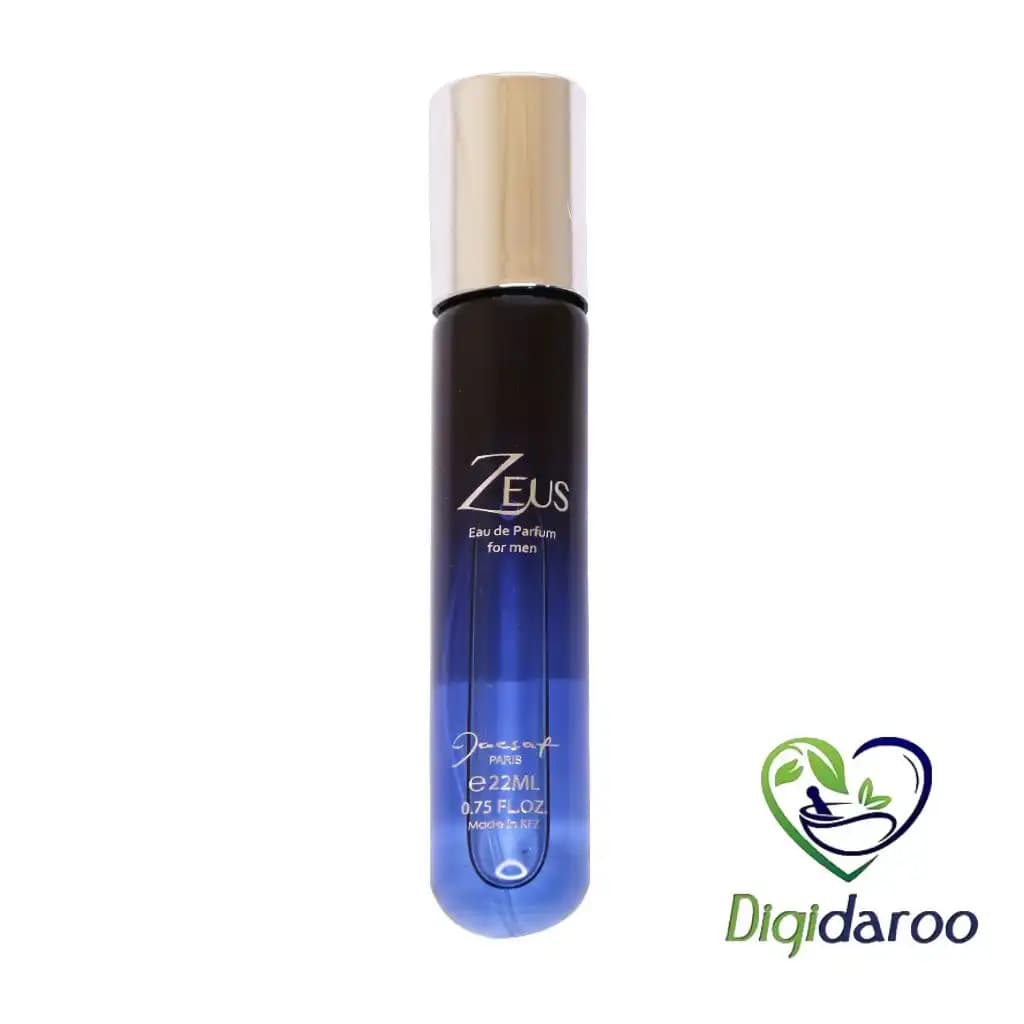 عطر جیبی مردانه مدل Zeus ژک ساف 22 میلی لیتری