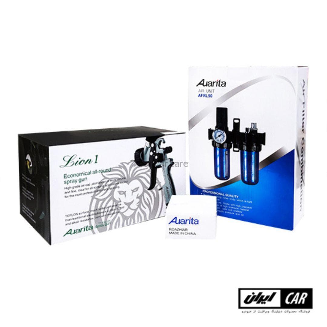 کیت پیستوله رنگ حرفه ای اوریتا لایون مدل Auarita Lion Spray Gun Kit HVLP — تصویر ۵