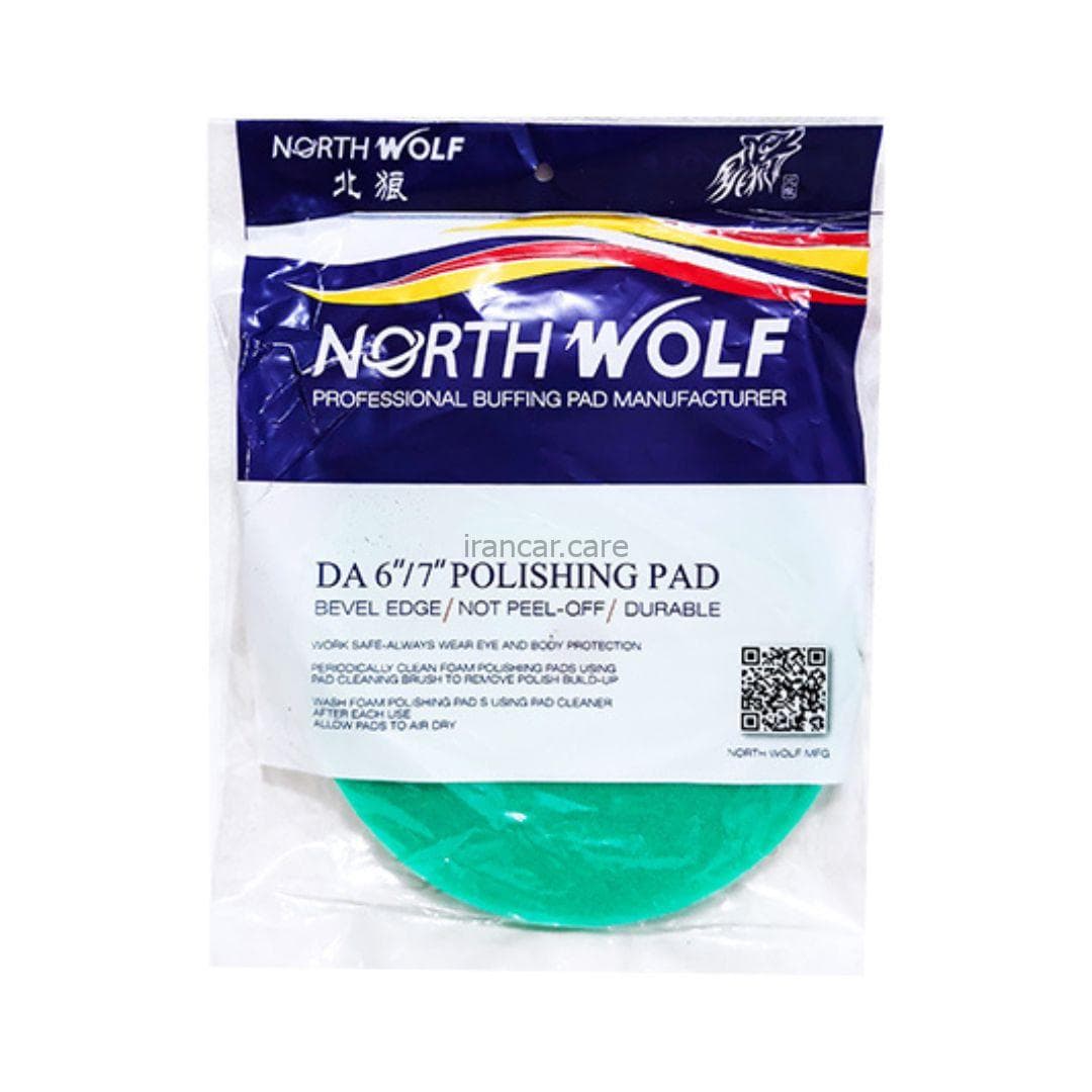 پد پولیش زبر اوربیتال 150 میلیمتری نورث ولف مدل North Wolf DA Foam Buffing Green — تصویر ۴